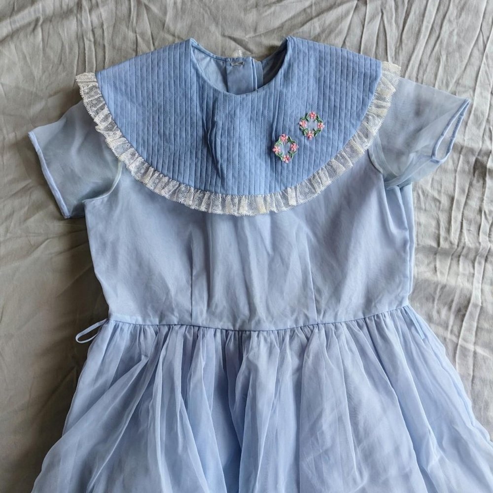 Fairycore Periwinkle Blue Dress